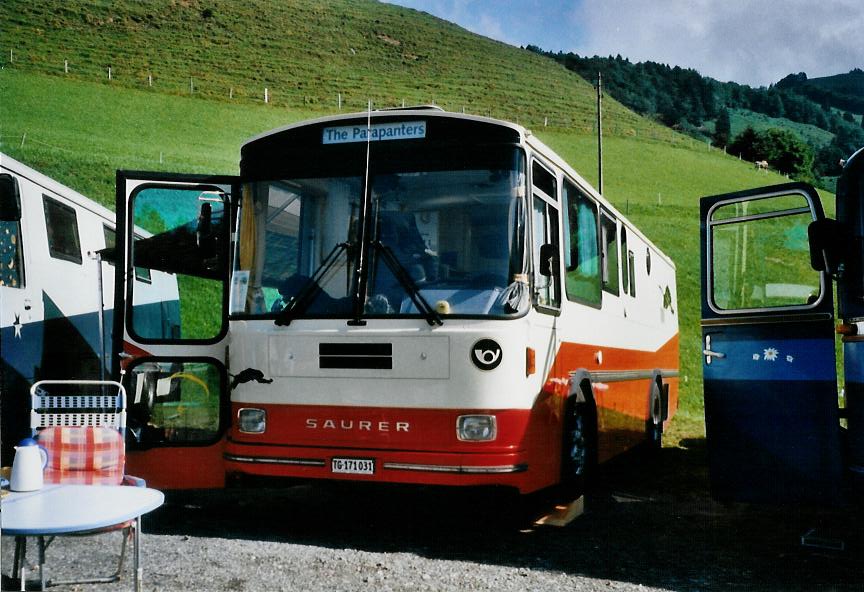 (110'324) - Rogoll - Saurer/Tscher (ex P 24'273) am 16. August 2008 in Goldingen, Atzmnnig