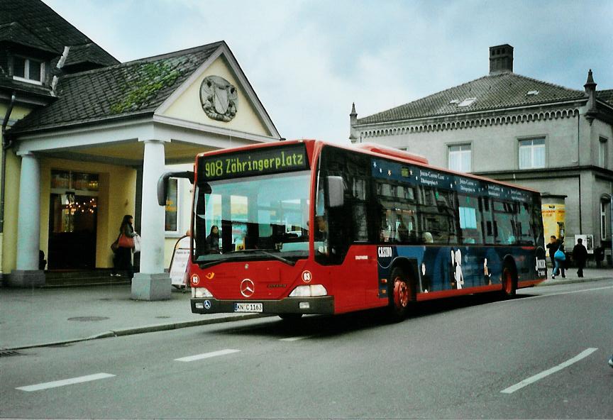 (110'925) - SWK Konstanz - Nr. 63/KN-C 1163 - Mercedes am 15. September 2008 beim Bahnhof Konstanz