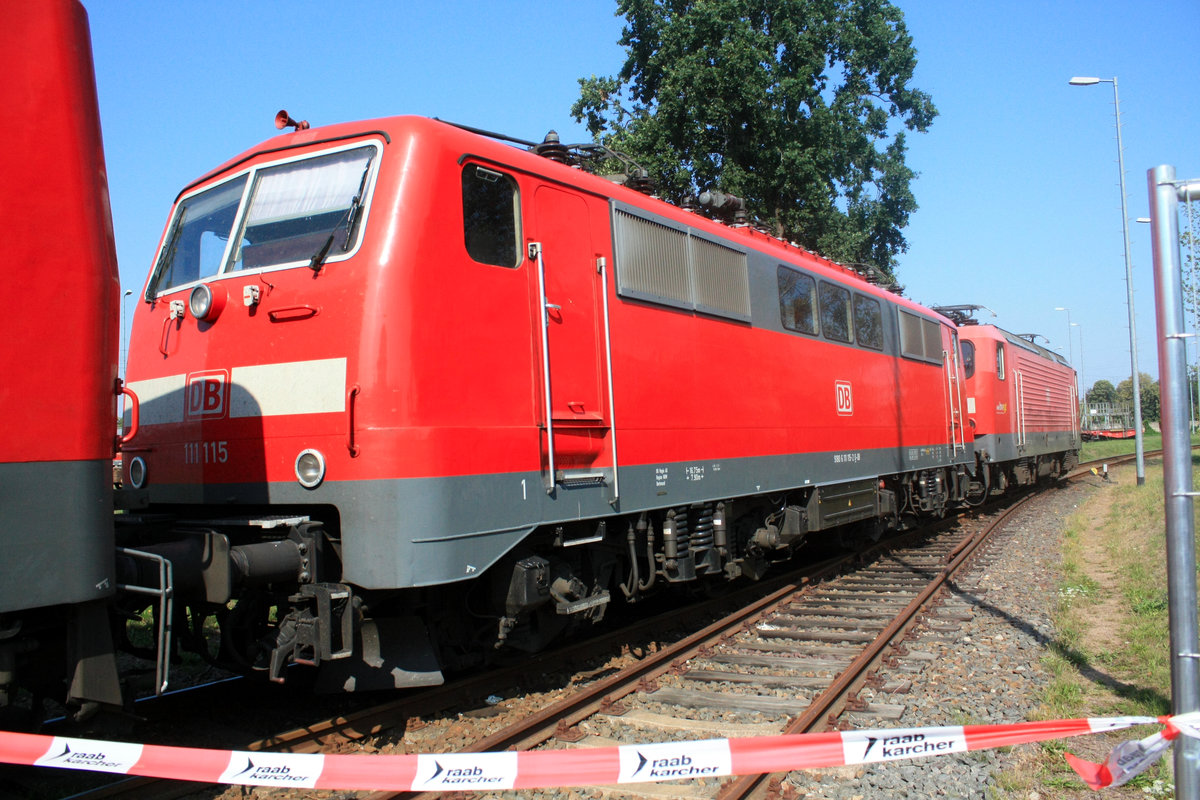 111 115 beim Tag der offenen Tr in Dessau am 31.8.19