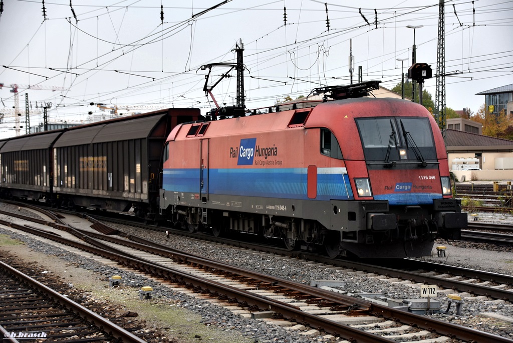 1116 046 zog einen ganzzug durch regensburg,29.09.17