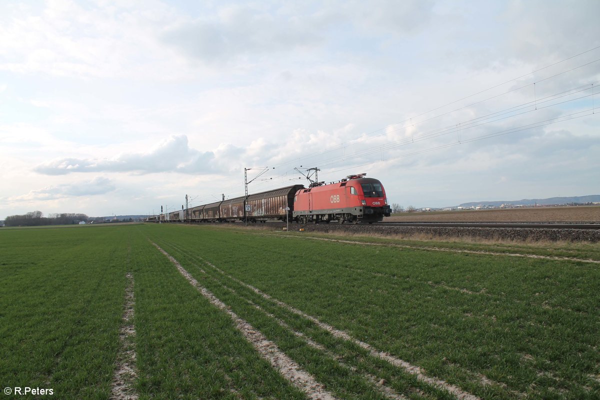 1116 257 mit dem Audizug aus Ingolstadt bei Mangolding. 14.03.20