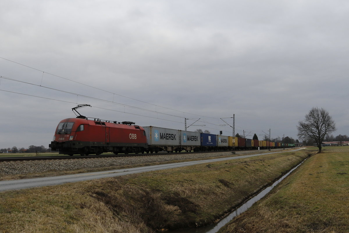 1116 280 mit dem KT 41836 am 26. Dezember 2016 aus Salzburg kommend bei bersee.