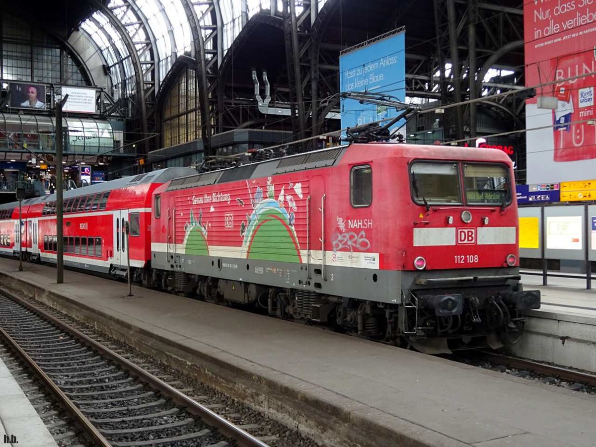 112 108 stand mit den RE nach barkteheide in hamburg hbf,15.04.21