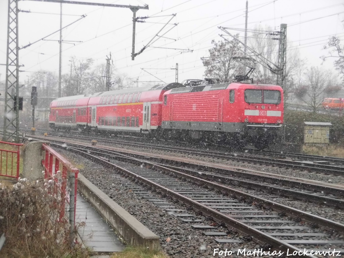 112 170 unterwegs nach Leipzig Hbf und lsst Delitzsch hinter sich am 29.2.16