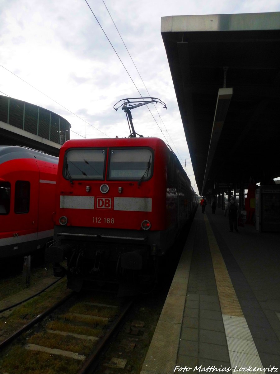 112 188 im Bahnhof Stralsund Hbf am 23.5.16