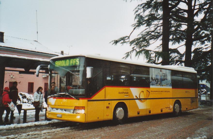 (112'719) - Marchetti, Airolo - Nr. 3/TI 217'890 - Setra am 10. Dezember 2008 beim Bahnhof Bellinzona