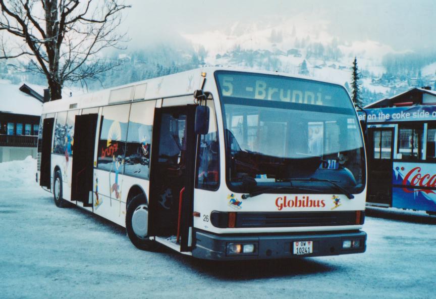 (113'412) - EAB Engelberg - OW 10'241 - Den Oudsten (ex AAGU Altdorf Nr. 26) am 26. Dezember 2008 in Engelberg, Talstation Titlisbahnen