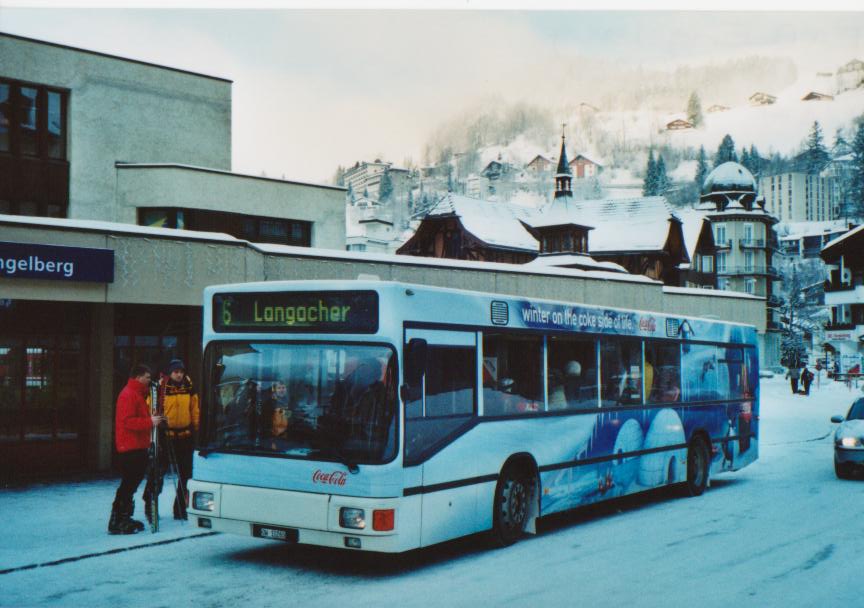 (113'414) - EAB Engelberg - OW 10'260 - MAN am 26. Dezember 2008 beim Bahnhof Engelberg