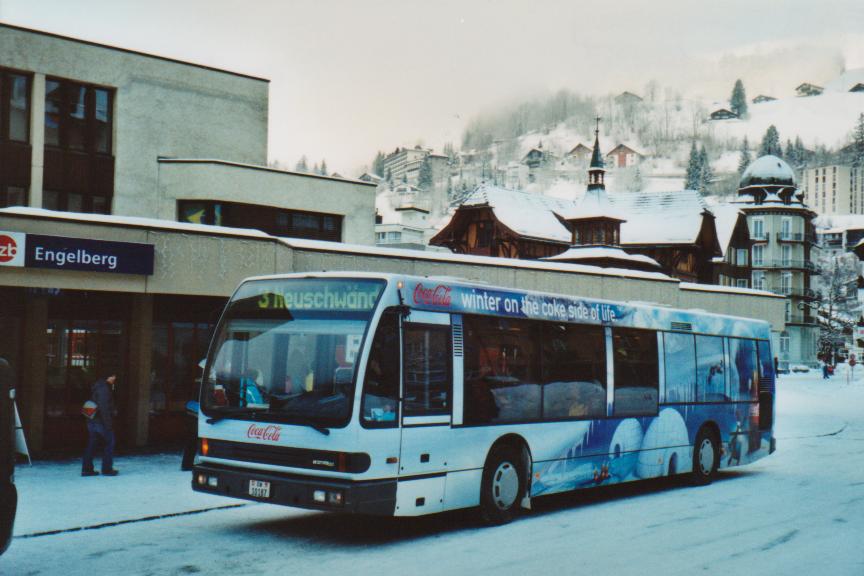 (113'415) - EAB Engelberg - OW 10'187 - Den Oudsten (ex AAGU Altdorf Nr. 27) am 26. Dezember 2008 beim Bahnhof Engelberg