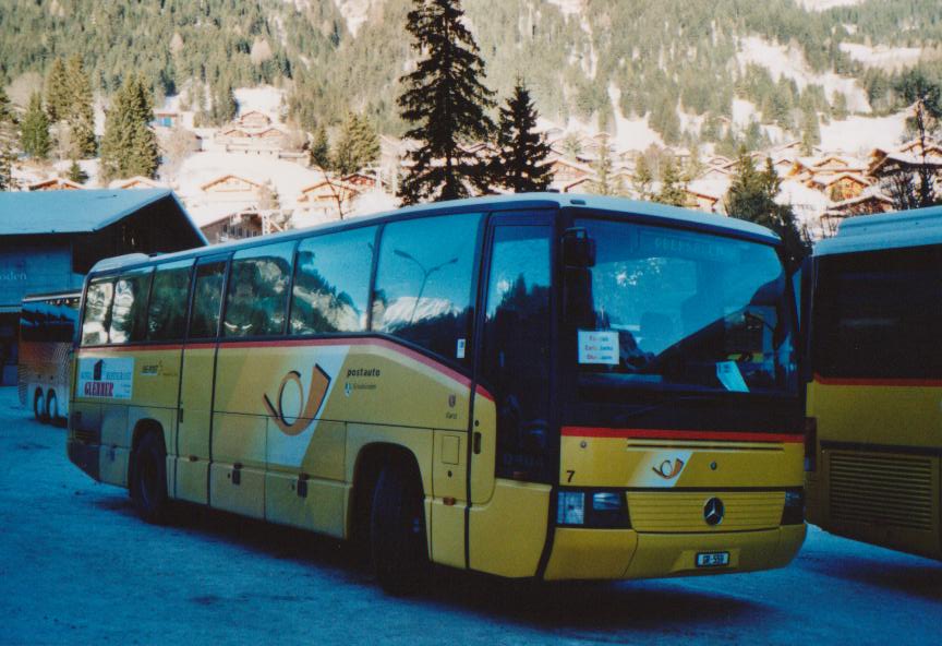 (113'709) - Fontana, Ilanz - Nr. 7/GR 559 - Mercedes (ex Nr. 18) am 11. Januar 2009 in Adelboden, ASB