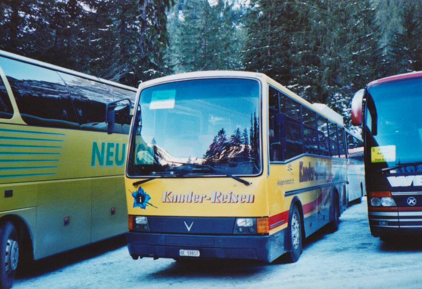 (113'727) - Kander-Reisen, Frutigen - Nr. 6/BE 59'817 - Vetter (ex AVG Grindelwald Nr. 18) am 11. Januar 2009 in Adelboden, Unter dem Birg