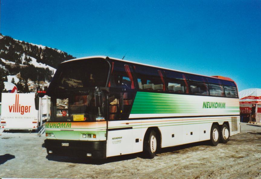 (113'824) - Neukomm, Horboden - BE 145'930 - Neoplan am 11. Januar 2009 in Adelboden, Weltcup