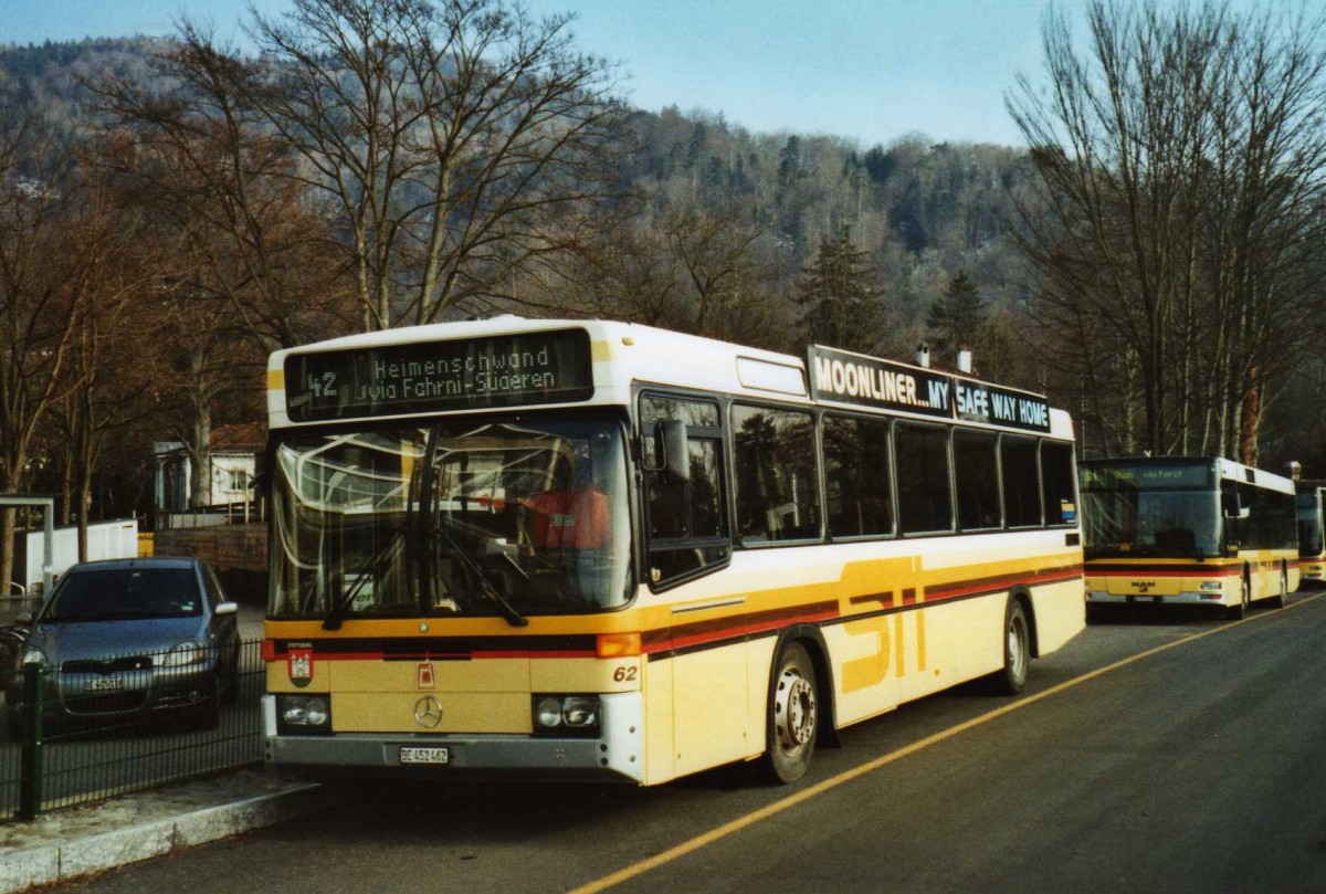 (114'131) - STI Thun - Nr. 62/BE 452'462 - Mercedes/R&J am 30. Januar 2009 bei der Schifflndte Thun