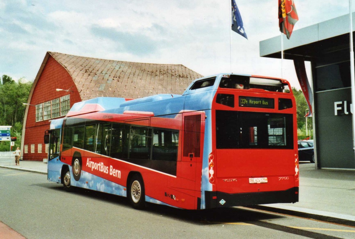 (116'417) - Bernmobil, Bern - Nr. 125/BE 624'125 - Volvo am 9. Mai 2009 in Belp, Flughafen