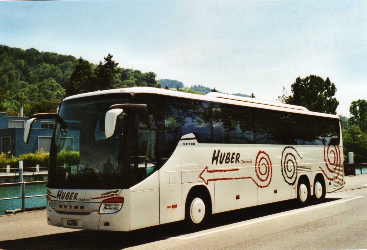 (117'116) - Huber, Oberkirch - LU 15'584 - Setra am 5. Juni 2009 bei der Schifflndte Thun