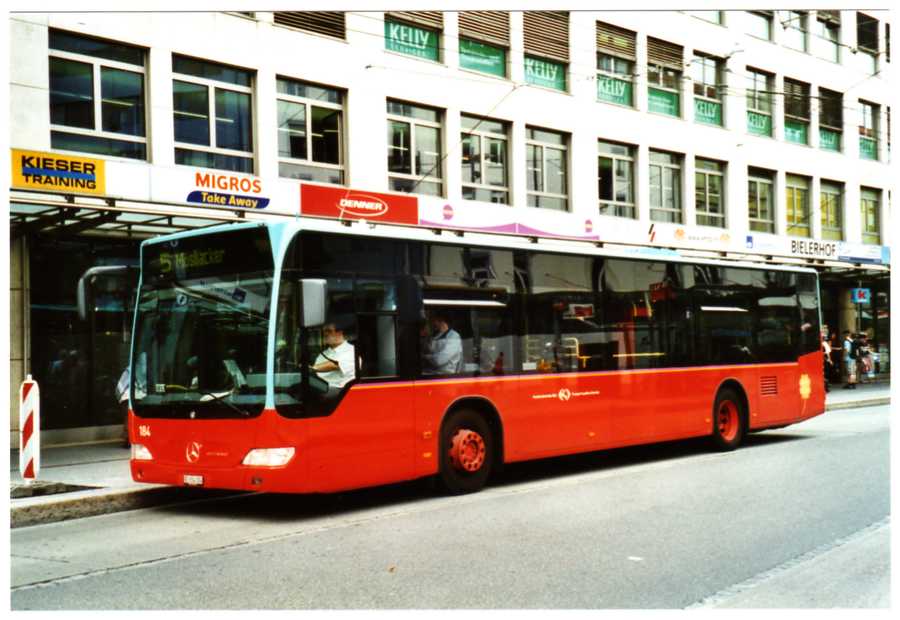 (117'507) - VB Biel - Nr. 184/BE 654'184 - Mercedes am 8. Juni 2009 in Biel, Guisanplatz