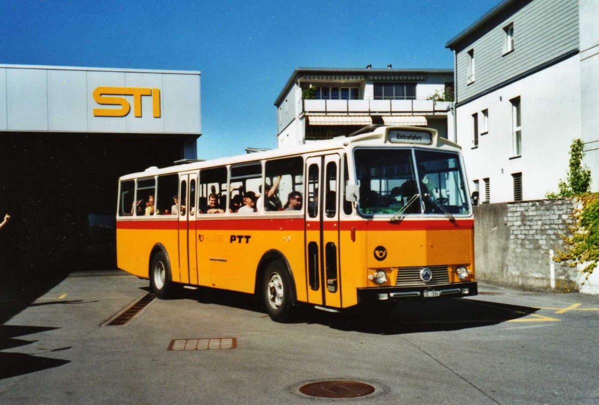 (117'619) - Mauerhofer, Worb - Nr. 3/BE 3884 - Saurer/Tscher (ex Erni, Schupfart Nr. 3; ex P 24'636) am 13. Juni 2009 in Thun, Garage STI