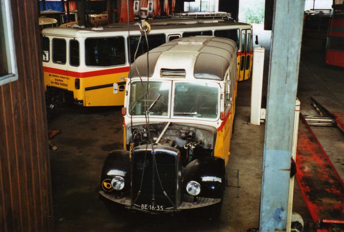 (118'508) - FRAM Drachten - Nr. 1/BE-16-35 - Saurer/Hess (ex M+79'519; ex P 23'160; ex P 2247) am 7. Juli 2009 in Drachten, Autobusmuseum