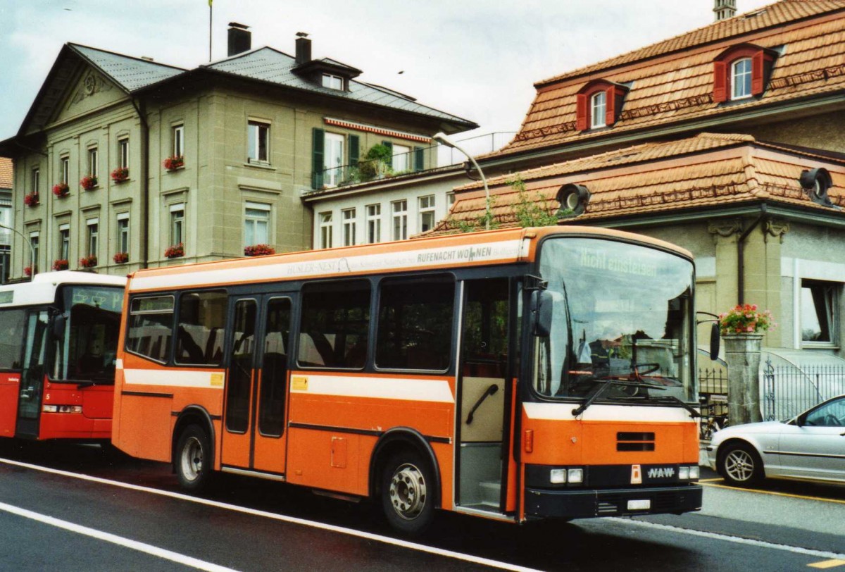 (118'836) - Busland, Burgdorf - Nr. 35/BE 26'686 - NAW/R&J (ex RBS Worblaufen Nr. 81) am 9. Juli 2009 beim Bahnhof Burgdorf