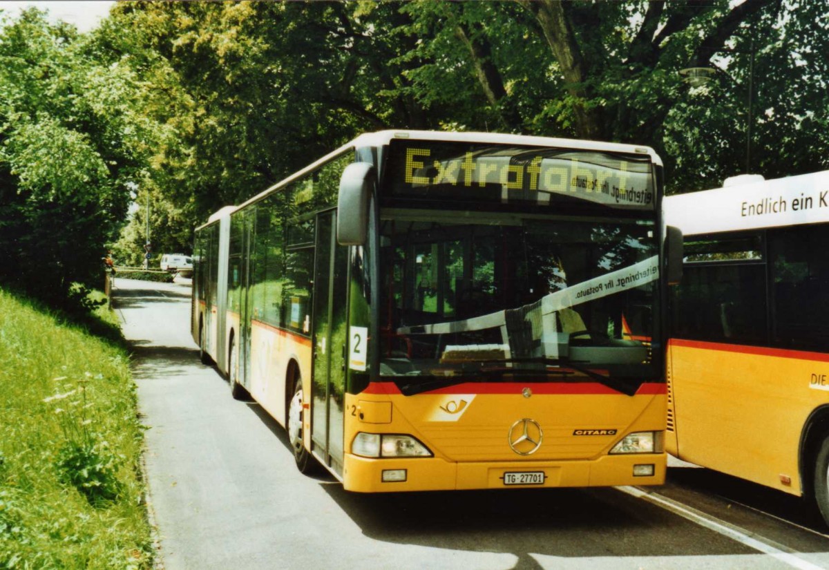 (118'926) - Eurobus, Arbon - Nr. 2/TG 27'701 - Mercedes am 10. Juli 2009 in Frauenfeld, Open-Air