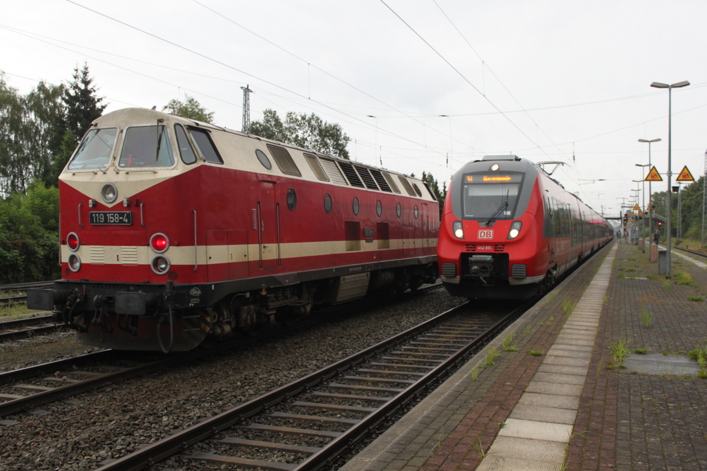 119 158-4 vs Hamster in Rostock-Bramow.12.08.2017