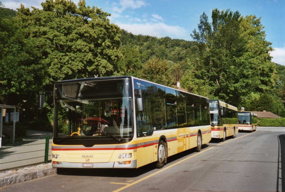 (119'208) - STI Thun - Nr. 125/BE 700'125 - MAN am 19. Juli 2009 bei der Schifflndte Thun