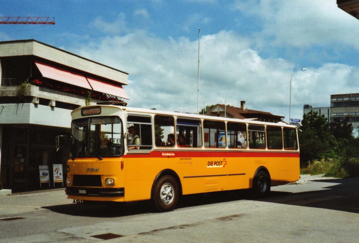 (119'530) - Burri, Teuffenthal (RWB) - BE 530'697 - FBW/R&J (ex Alga, D-Sittensen; ex PM-Oldi-Club, D-Hamburg; ex Burri, Teuffenthal) am 9. August 2009 in Steffisburg, Post 2