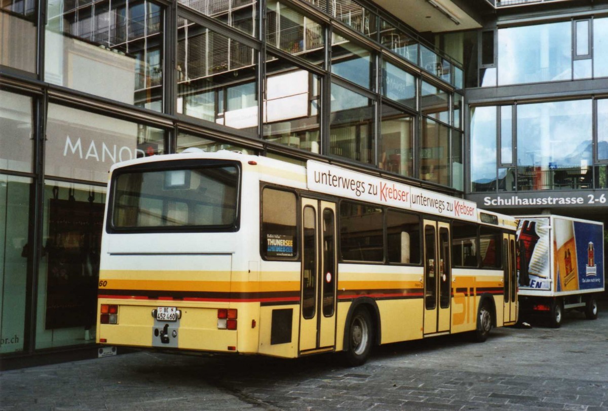 (119'620) - STI Thun - Nr. 60/BE 452'460 - Mercedes/R&J am 9. August 2009 in Thun, Aarefeldplatz