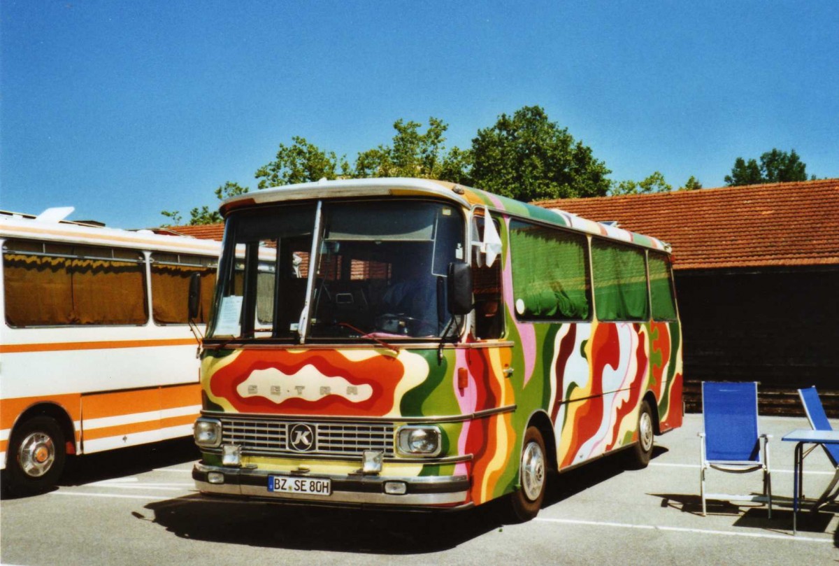 (119'934) - Aus Deutschland: ??? - BZ-SE 80H - Setra am 15. August 2009 in Zug, Wohnbustreffen