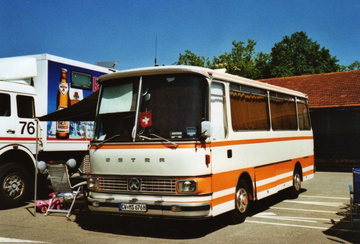 (119'935) - Aus Deutschland: ??? - CW-MS 676H - Setra am 15. August 2009 in Zug, Wohnbustreffen