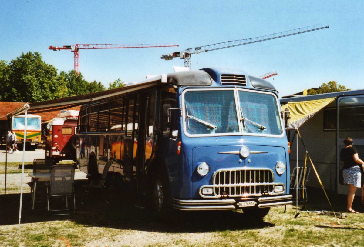 (120'004) - Heimberg, Oberburg - BE 276'513 - FBW/Gangloff (ex P 24'035; ex P 21'535) am 15. August 2009 in Zug, Wohnbustreffen