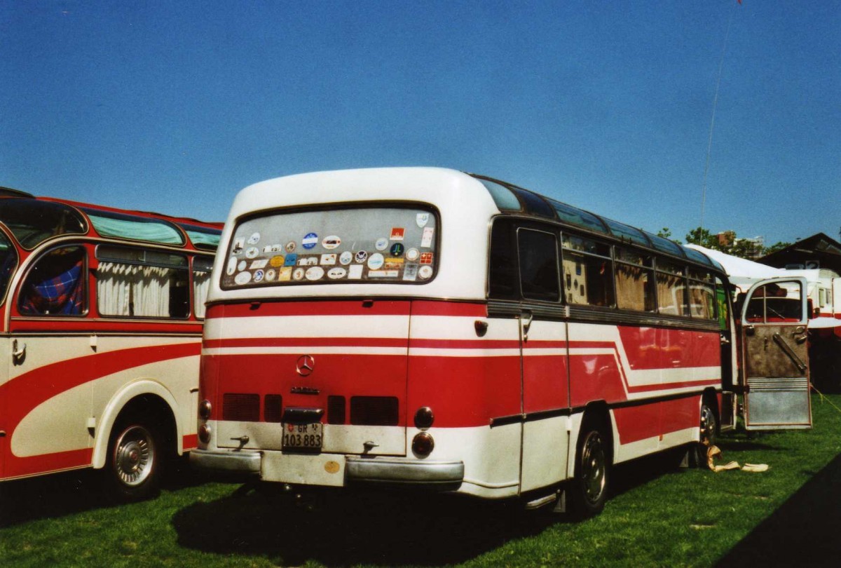 (120'009) - Wassersportverein, Zizers - GR 103'883 - Mercedes am 15. August 2009 in Zug, Wohnbustreffen