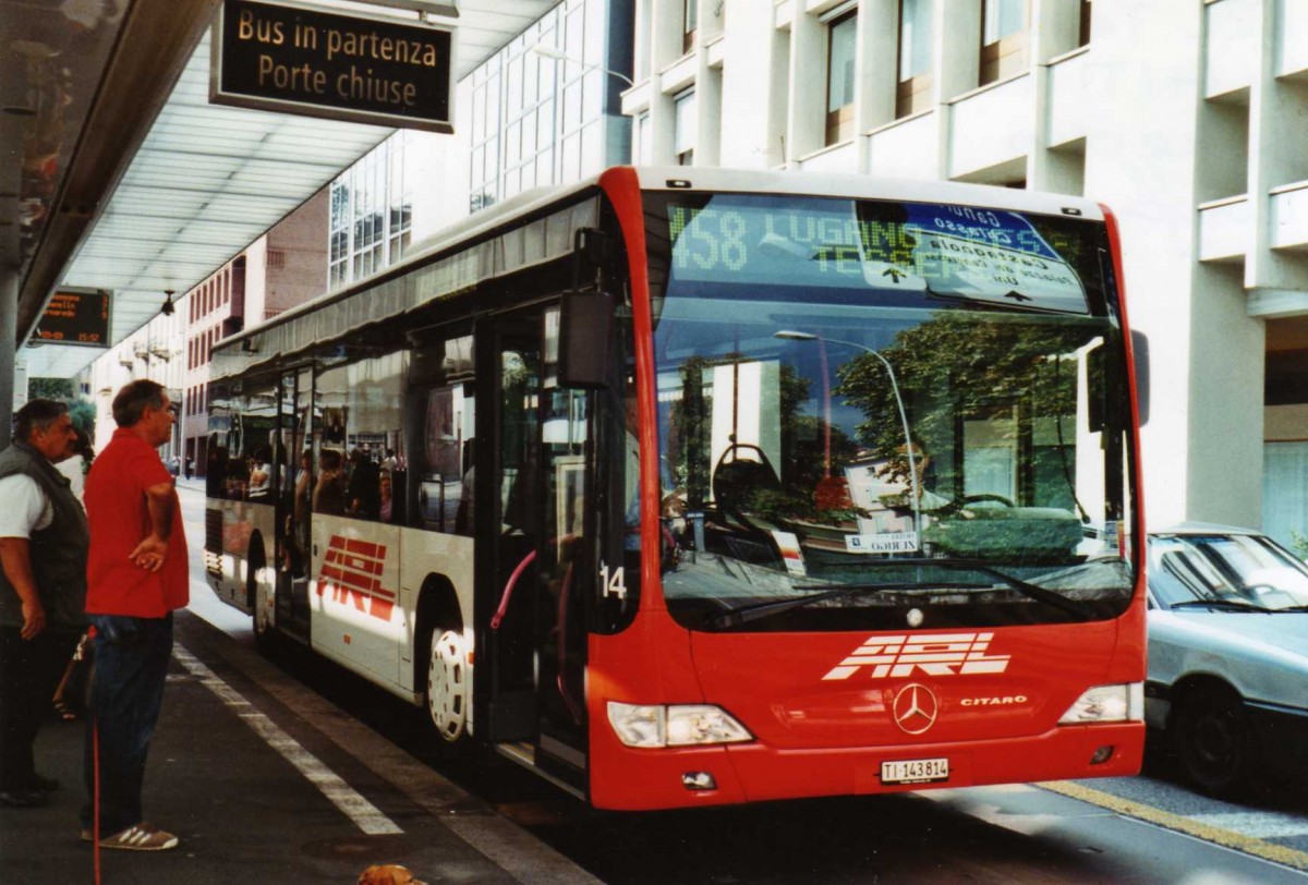 (121'123) - ARL Tesserete - Nr. 14/TI 143'814 - Mercedes am 12. September 2009 in Lugano, Centro