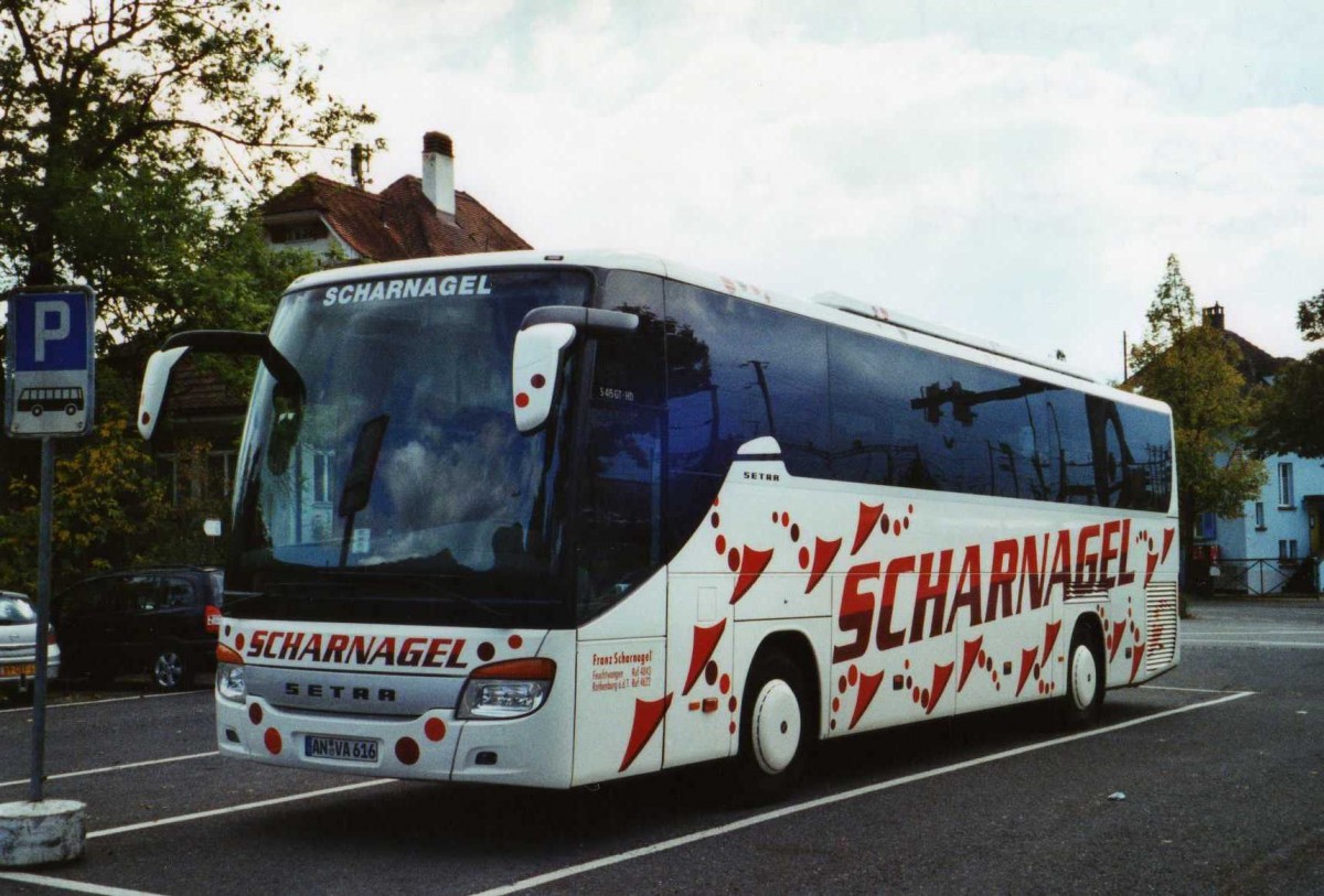 (121'428) - Aus Deutschland: Scharnagel, Feuchtwangen - AN-VA 616 - Setra am 14. Oktober 2009 in Thun, Seestrasse