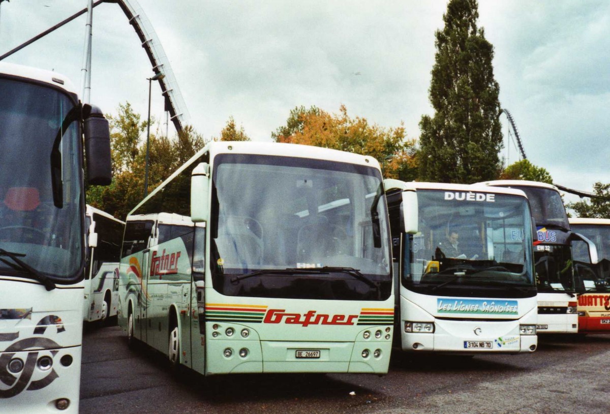 (121'436) - Aus der Schweiz: Gafner, Thun - Nr. 29/BE 26'697 - Temsa am 18. Oktober 2009 in Rust, Europapark