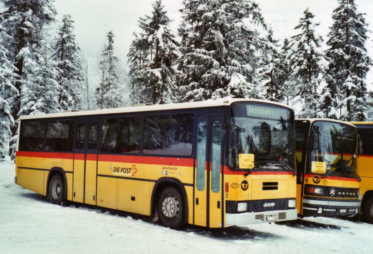 (123'733) - Tschannen, Zofingen - Nr. 2/AG 7755 - NAW/Lauber am 9. Januar 2010 in Adelboden, Unter dem Birg