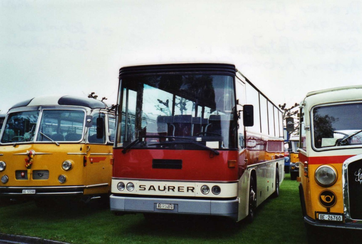 (125'813) - Dreier, Suhr - AG 9148 U - Saurer/R&J (ex Gerber, Matzendorf; ex Schnider, Schpfheim) am 1. Mai 2010 in Arbon, Arbon Classics