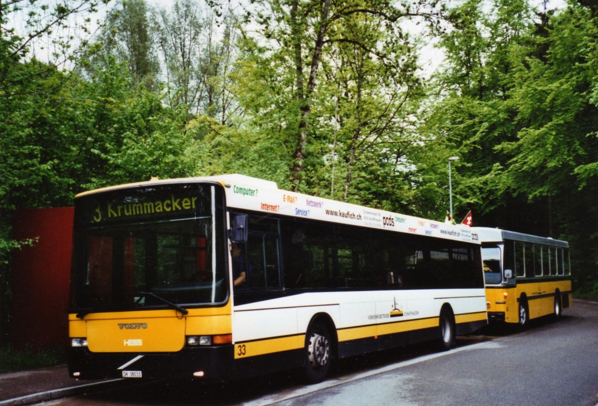 (126'325) - VBSH Schaffhausen - Nr. 33/SH 38'033 - Volvo/Hess am 16. Mai 2010 in Schaffhausen, Sommerwies