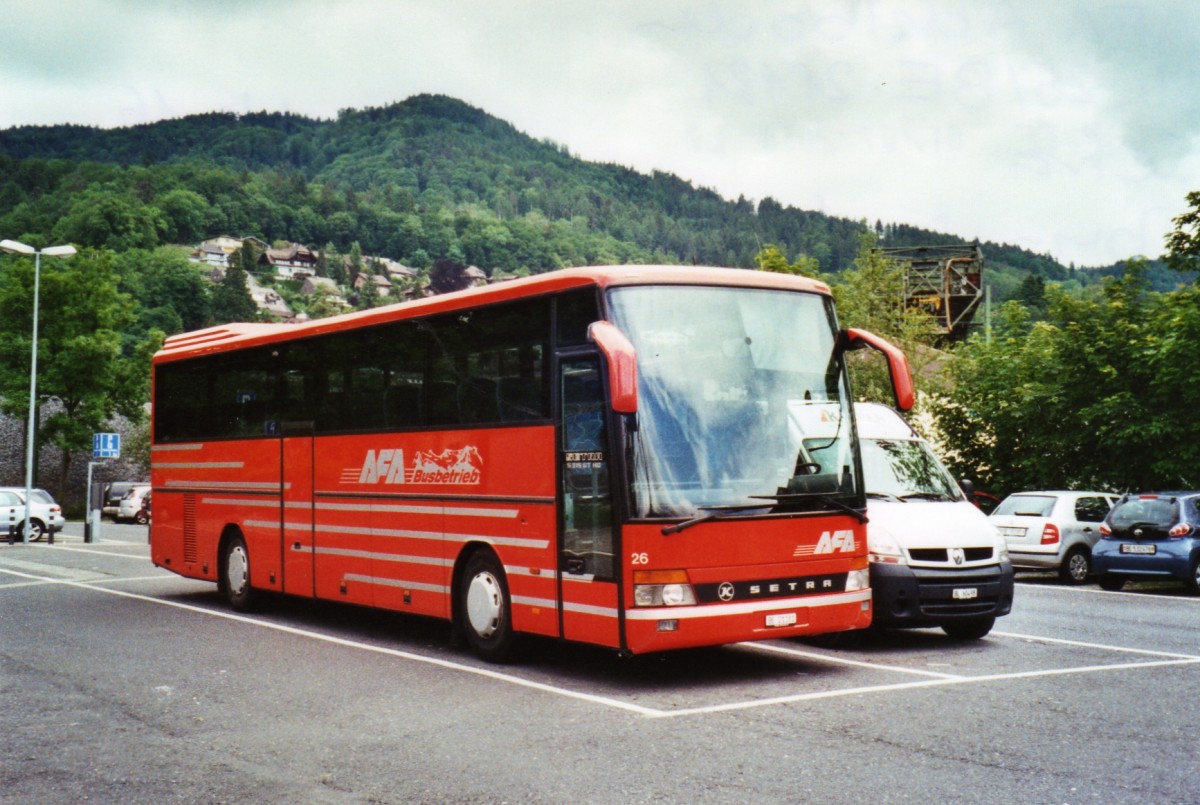 (126'807) - AFA Adelboden - Nr. 26/BE 21'181 - Setra (ex Nr. 16; ex Frhlich, D-Ludwigshafen/Rhein) am 3. Juni 2010 in Thun, Seestrasse