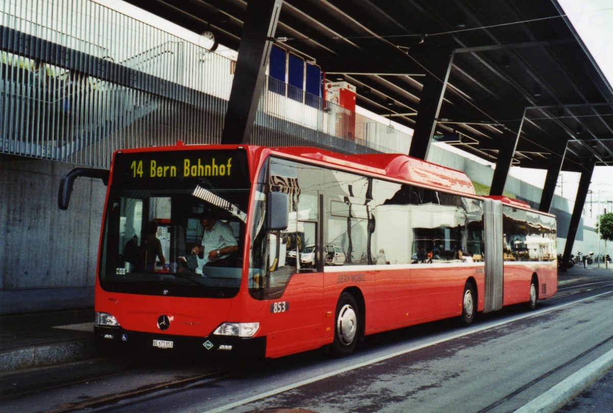 (126'931) - Bernmobil, Bern - Nr. 853/BE 671'853 - Mercedes am 14. Juni 2010 in Bern, Westside