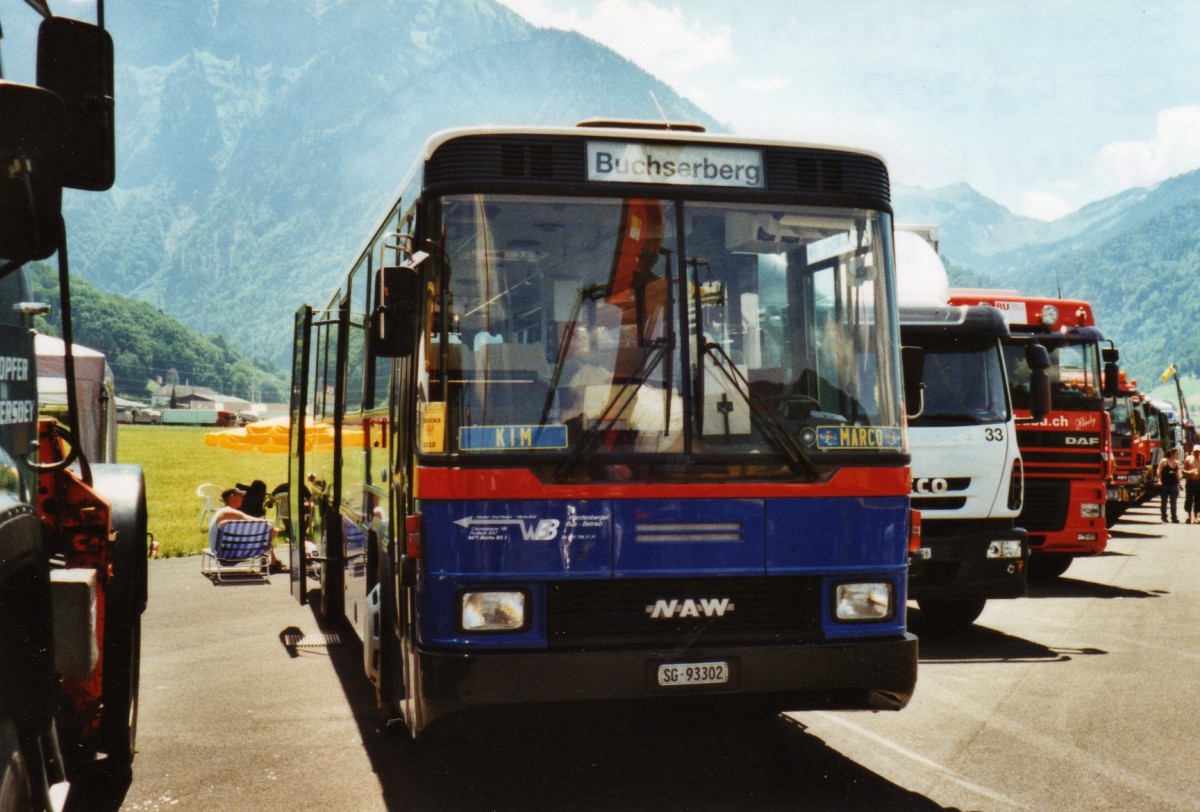 (127'126) - Graf, Buchs - Nr. 1/SG 93'302 - NAW/Hess (ex Thepra, Stans Nr. 11; ex AVBB Schwanden Nr. 5; ex P 24'423) am 26. Juni 2010 in Interlaken, Flugplatz