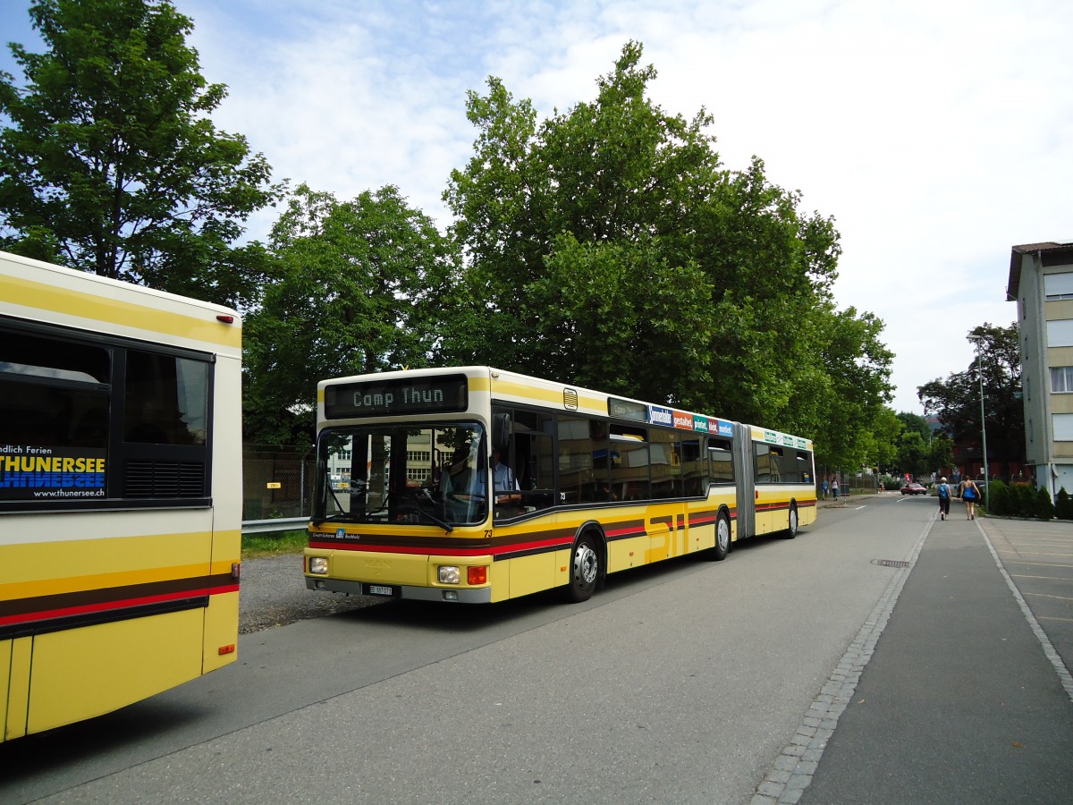 (127'944) - STI Thun - Nr. 73/BE 387'073 - MAN am 11. Juli 2010 in Thun, Rtlistrasse