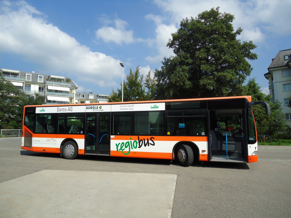 (128'878) - VBH Herisau - Nr. 1/AR 20'557 - Mercedes am 21. August 2010 in Gossau, Depot Regiobus