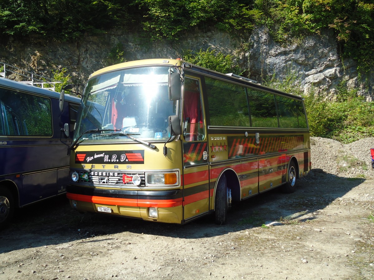 (128'937) - Dasen, Bischofszell - TG 8821 - Setra (ex Reichlin, Goldau) am 22. August 2010 in Thayngen, Wohnbustreffen