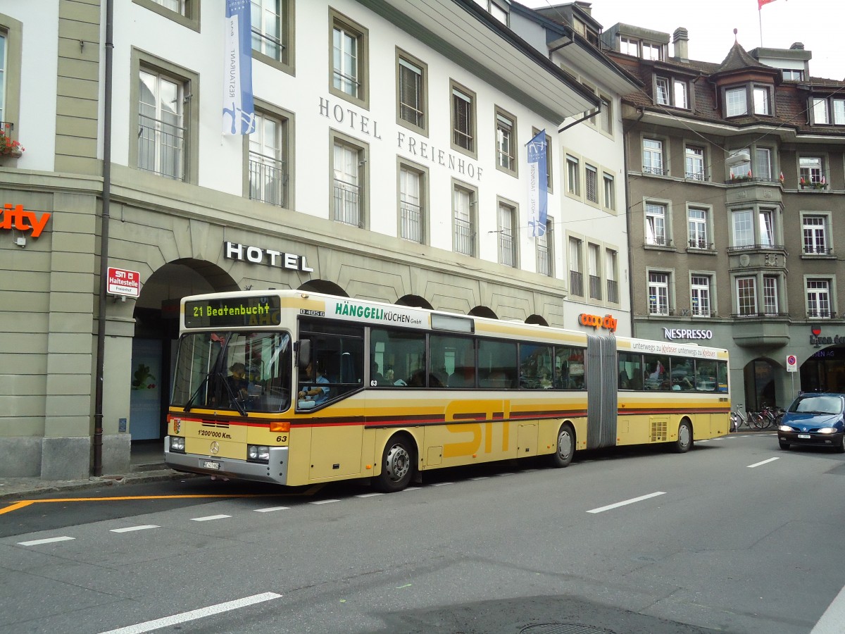 (129'154) - STI Thun - Nr. 63/BE 433'663 - Mercedes am 28. August 2010 in Thun, Freienhof