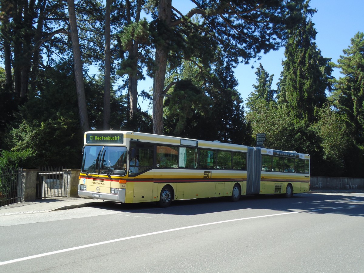 (129'186) - STI Thun - Nr. 66/BE 371'366 - Mercedes am 1. September 2010 in Oberhofen, Wichterheer