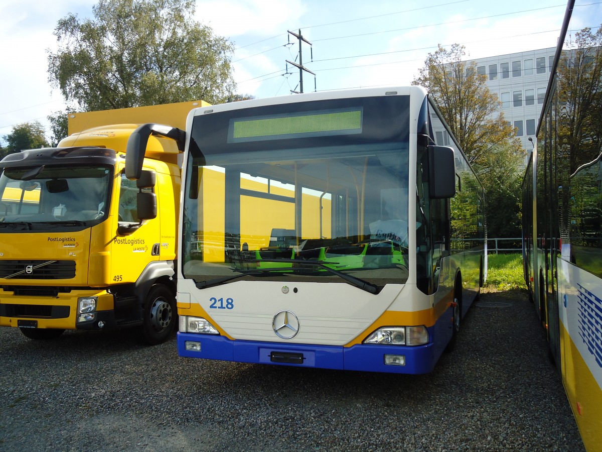 (129'650) - TC La Chaux-de-Fonds - Nr. 218 - Mercedes am 12. September 2010 in Kloten, EvoBus