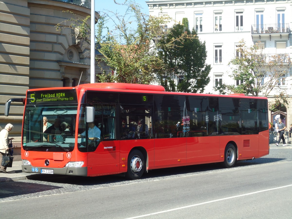 (130'071) - SWK Konstanz - Nr. 6/KN-C 1106 - Mercedes am 20. September 2010 in Konstanz, Post/Marktsttte