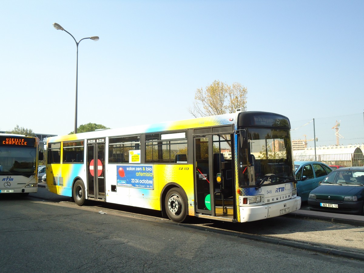 (130'578) - RTM Marseille - Nr. 548/7171 NG 13 - Heuliez am 15. Oktober 2010 in Marseille, Ste Marguerite