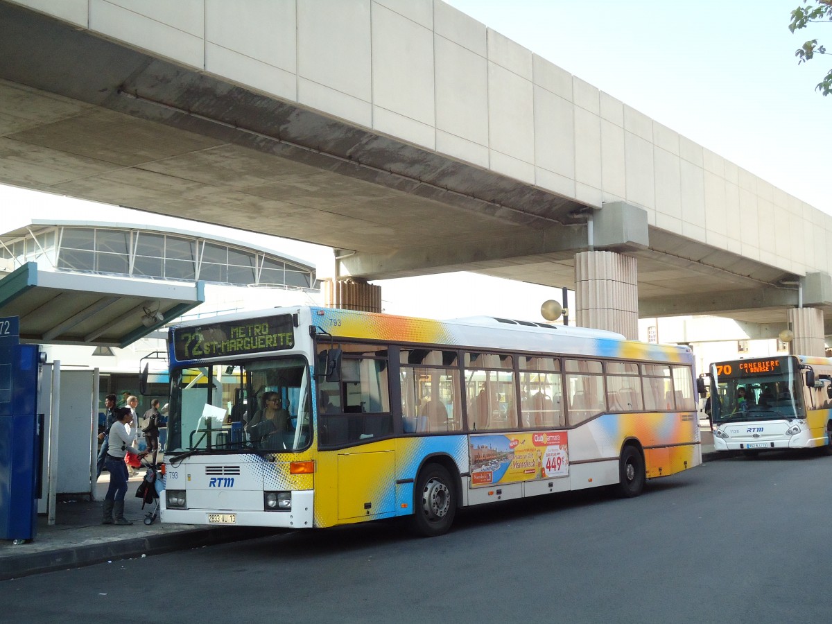 (130'607) - RTM Marseille - Nr. 793/2833 VL 13 - Mercedes am 15. Oktober 2010 in Marseille, Bougainville